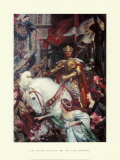 The Two Crowns Kunst af Frank Bernard Dicksee The Two Crowns Kunst af Frank Bernard Dicksee