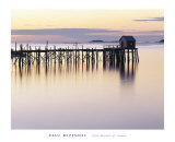 Old Wharf at Dawn Poster by Rezendes