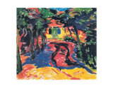La entrada, 1910 Pósters por Karl Schmidt-Rottluff La entrada, 1910 Pósters por Karl Schmidt-Rottluff