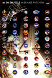 Space Shuttle Missions Patches Pósters Space Shuttle Missions Patches Pósters