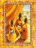 African Life II Print by Monica Reed
