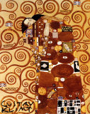 Die Erfüllung Kunstdrucke von Gustav Klimt