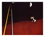 Joan Miró - Dog Barking at the Moon Obrazy