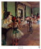 La clase de danza Póster por Edgar Degas La clase de danza Póster por Edgar Degas