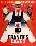 Le Vins de Grandes Caves Posters