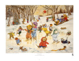 Ours à la patinoire Affiches par Susan Anderson