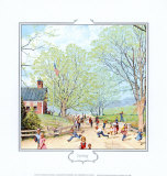 Carefree Days Ahead Affiches par Norman Rockwell