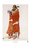 Mahchsi-Karehde, Mandan Man Posters av Karl Bodmer