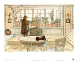 Flores en el alféizar Láminas por Carl Larsson Flores en el alféizar Láminas por Carl Larsson