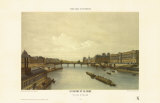 Blick auf den Louvre von der Seine Kunstdrucke von G.Ph. Benoist