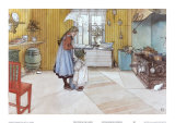 La cocina Láminas por Carl Larsson La cocina Láminas por Carl Larsson