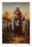 The Good Shepherd Affiches van Bernhard Plockhorst