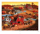 Tiempo de calabazas Lámina por Bob Bates Tiempo de calabazas Lámina por Bob Bates