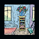 Blue Room Bath Kunst von Brett Varney