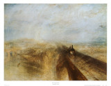 Regen, Dampf und Geschwindigkeit Kunstdrucke von William Turner