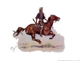 Crow Scout Poster por Frederic Sackrider Remington