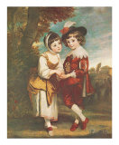 La jeune diseuse de bonne aventure Affiches par Joshua Reynolds