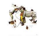 Vendedor de caballos Láminas por Norman Rockwell Vendedor de caballos Láminas por Norman Rockwell