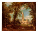 Salisbury Cathedral Prints by John Constable