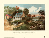 American Homestead Summer Posters by Currier & Ives 