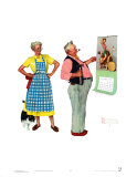 New Year Look Posters by Norman Rockwell