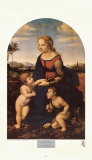 Madonna, La Belle Jardiniere Art by Raphael 