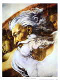 Head of God Kunst av Michelangelo Buonarroti Head of God Kunst av Michelangelo Buonarroti