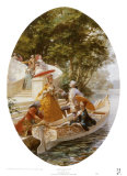 Boating Party Poster by Maurice Leloir