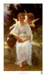 Susurros de amor, 1889 Póster por William Adolphe Bouguereau Susurros de amor, 1889 Póster por William Adolphe Bouguereau