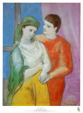 Los enamorados Lámina por Pablo Picasso Los enamorados Lámina por Pablo Picasso