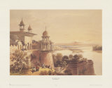 Palais et fort d'Agra Posters par David Roberts