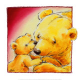 Mother Bear's Love III Prints by Makiko 