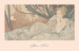 Schemering Posters van Alphonse Mucha Schemering Posters van Alphonse Mucha