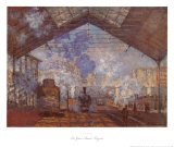 La Gare Saint-Lazare Plakater af Claude Monet La Gare Saint-Lazare Plakater af Claude Monet