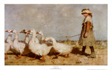 Vers de nouveaux pâturages Affiche par Sir James Guthrie