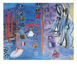 Le bassin de Deauville Posters par Raoul Dufy