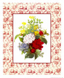 Camélias et toile Poster