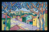 Village Vista Kunstdruck von Brett Varney