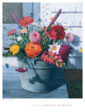 Fleurs du jardin de papa Affiches par Gretchen Huber Warren