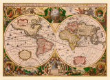 Flemish 1512-1594 Posters by Gerardus Mercator