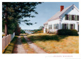 Haus an der Straße Kunstdrucke von Gretchen Huber Warren