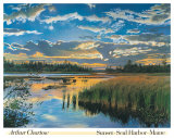 Sunset, Seal Harbor, Maine Posters by Arthur Chartow Sunset, Seal Harbor, Maine Posters by Arthur Chartow