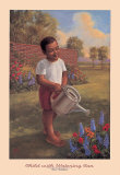 Child with Watering Can Prints by Tim Ashkar