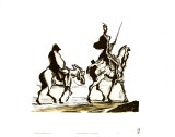 Don Quichote Lámina por Honore Daumier Don Quichote Lámina por Honore Daumier