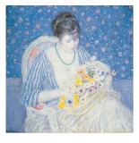 Basket of Flowers Posters by Frederick Carl Frieseke