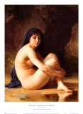 Nu assis Affiche par William Adolphe Bouguereau