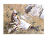 When the Boats are Away Plakater av Frank W. Bourdillon
