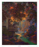 Old Oak Glen Art par Maxfield Parrish