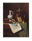 Mis gemas Póster por William Michael Harnett