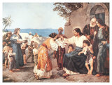 Christ Blessing the Children Prints by Hermann Clementz